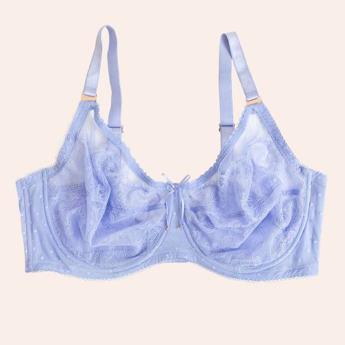 FLAT SMART AND SEXY BLUE UNLINED BRA SA1017 AV 1