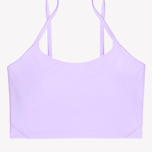 FLAT SMART AND SEXY LILAC LONG LINED BIKINI TOP SA1439 1