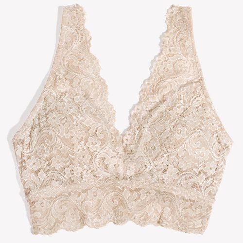 FLAT SMART AND SEXY NUDE LACE BRALETTE SA874 AV 2