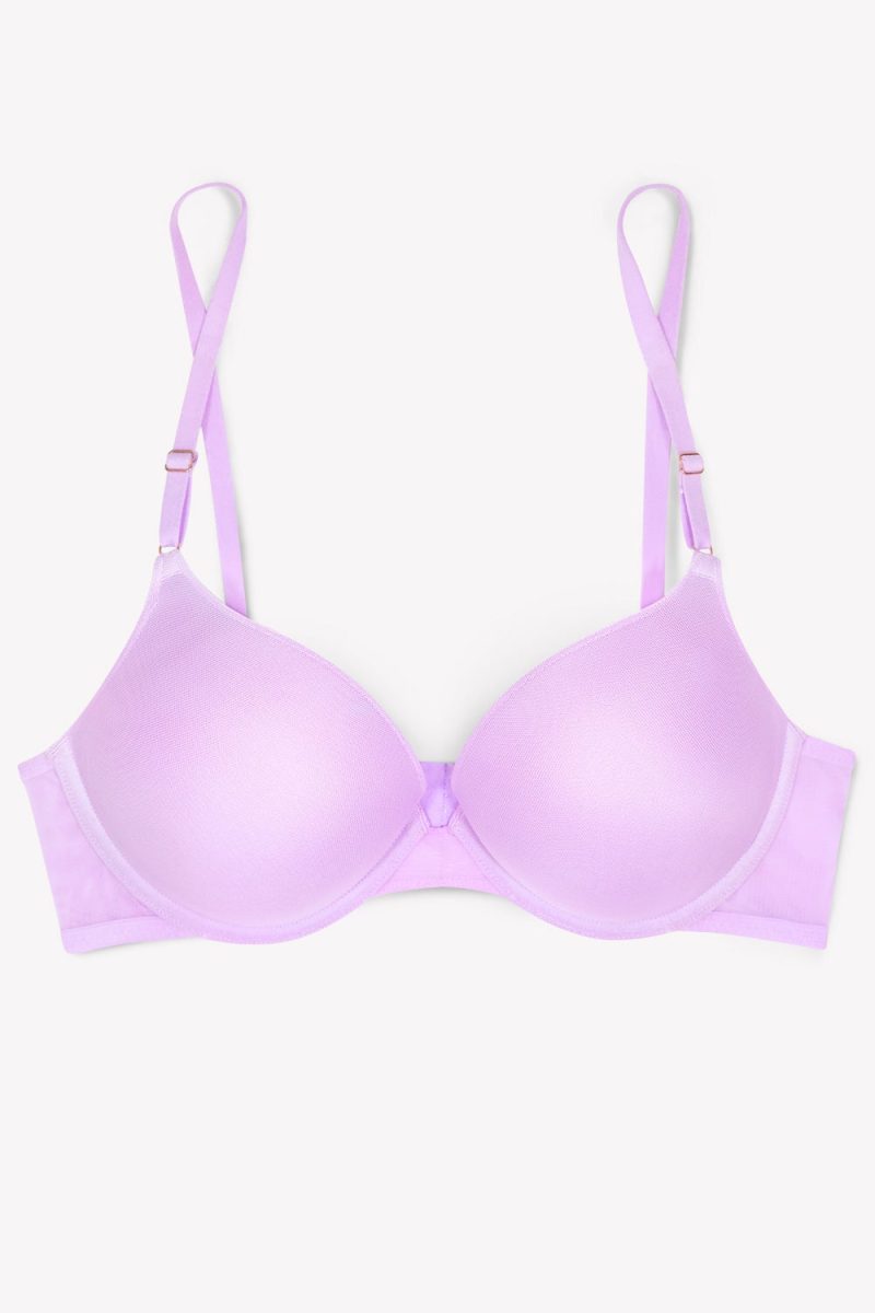 FLAT SMART AND SEXY PURPLE ADD 2 CUP SIZES PUSH UP BRA SA276