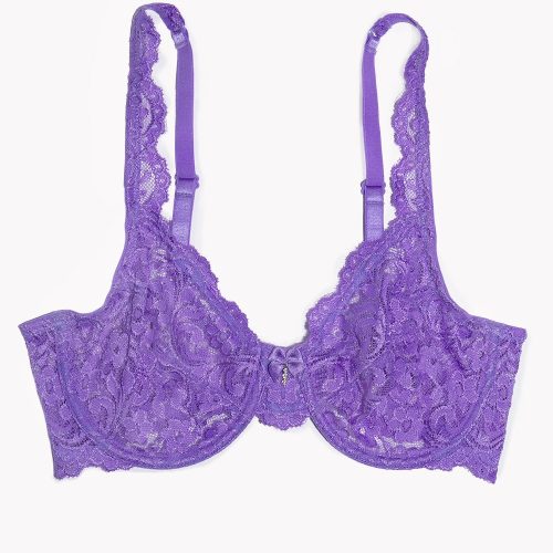 FLAT SMART AND SEXY PURPLE BRA 85045 av 1