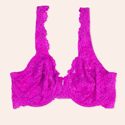 FLAT SMART AND SEXY PURPLE LACE BRA 85046 AV 1