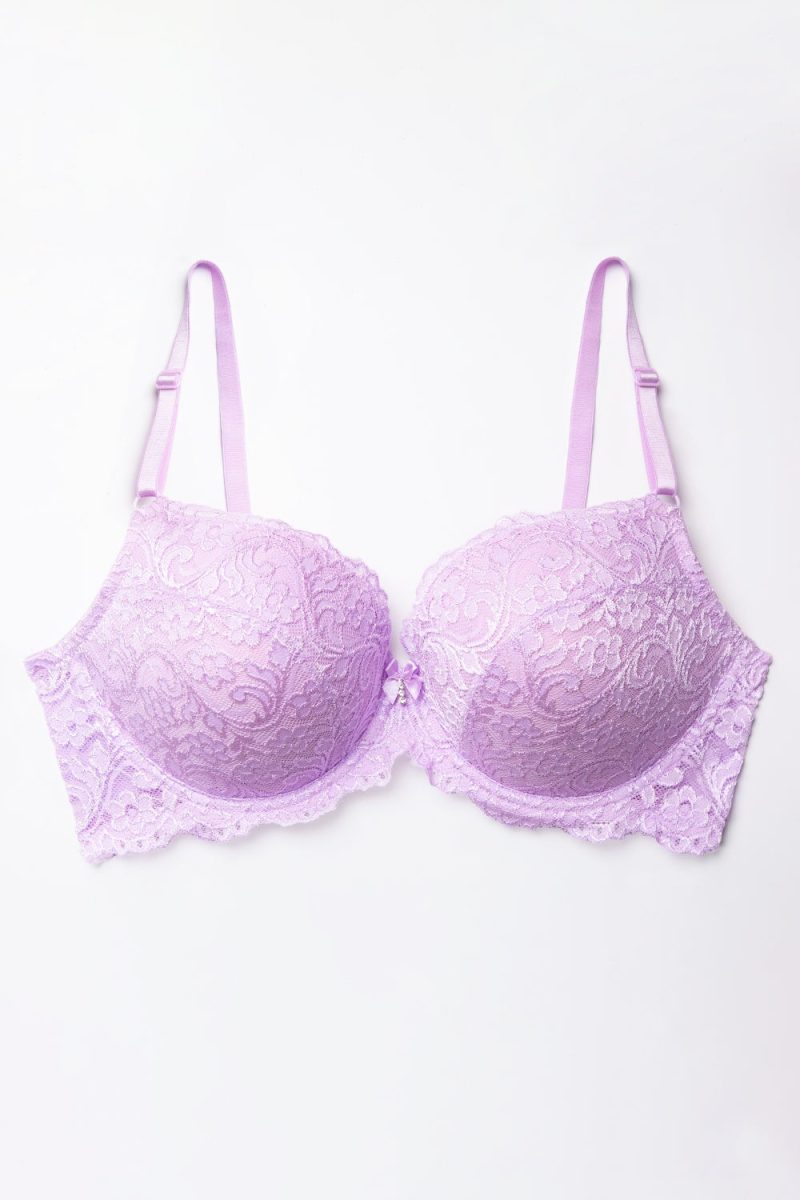 FLAT SMART AND SEXY PURPLE PUSH UP BRA 85046 AV 8