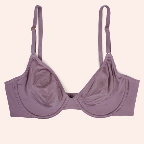 FLAT SMART AND SEXY PURPLE UNLINED BRA SA1473