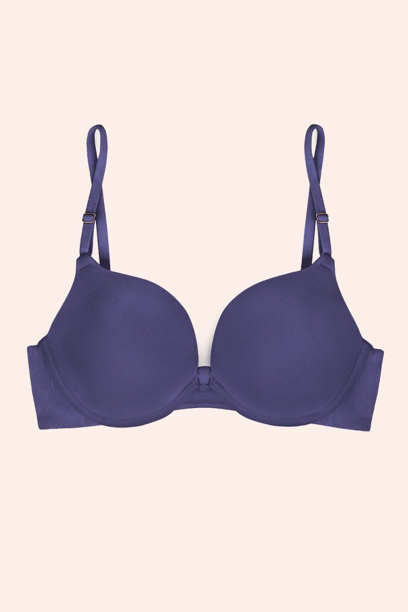 FLAT SMART AND SEXY SA276 BLUE PUSHUP BRA