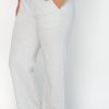 Boyfriend Lounge Pant | Light Grey Heather Cotton SLEEPWEAR SAS Light Grey Heather Cotton L