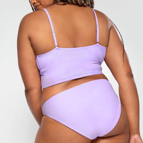 PLUS SMART AND SEXY LILAC REVERSIBLE CHEEKY BIKINI BOTTOM SA1441 AV 5 1