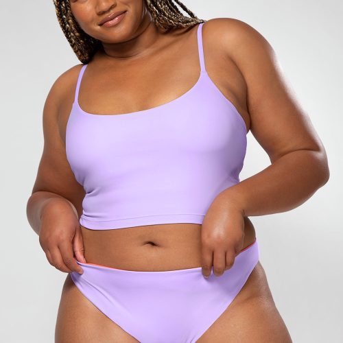 Long Lined Bikini Top | Lilac Iris BIKINT SAS Lilac Iris XL 