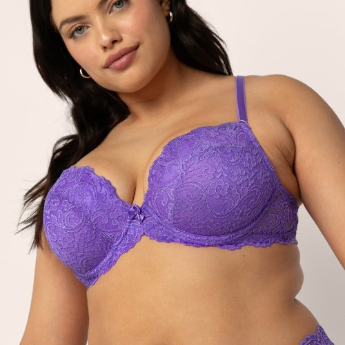 Signature Lace Push-Up Bra | New Violet BRA SAS New Violet 36DD 