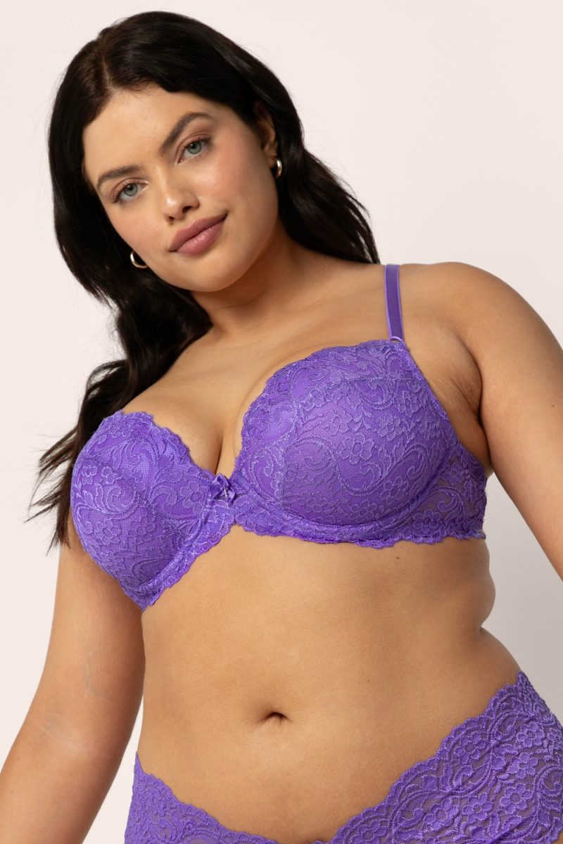 Signature Lace Push-Up Bra | New Violet BRA SAS New Violet 36DD