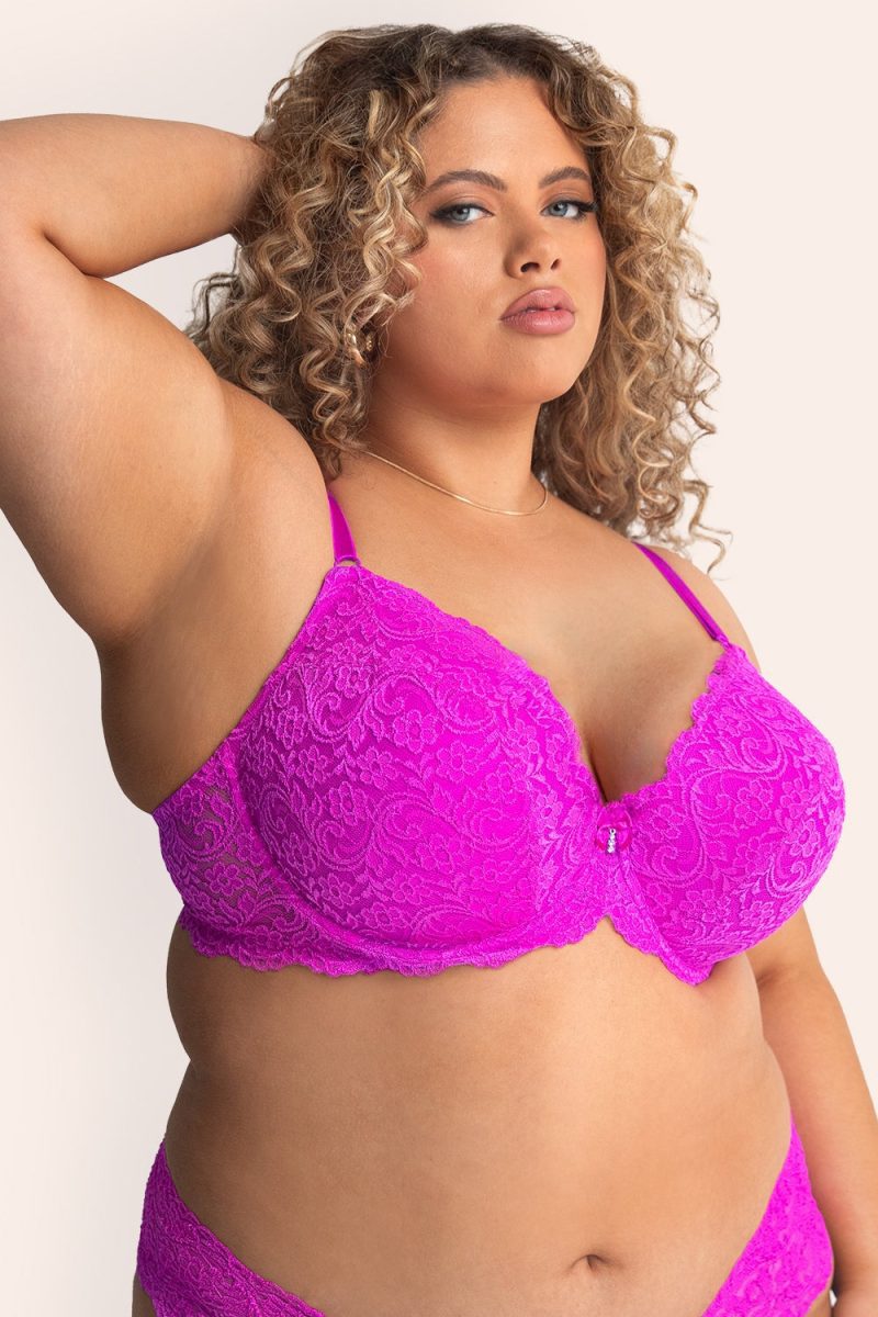 Signature Lace Push-Up Bra | Orchid BRA SAS Orchid 32A