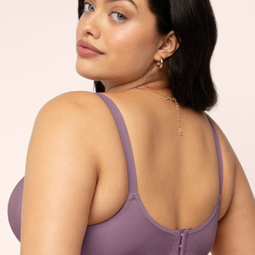 PLUS SMART AND SEXY PURPLE UNLINED BRA SA1473 AV