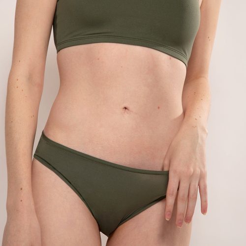 SMART AND SEXY BLACK AND GREEN STRETCH BIKINI PANTIES SA1457 AV 1 1