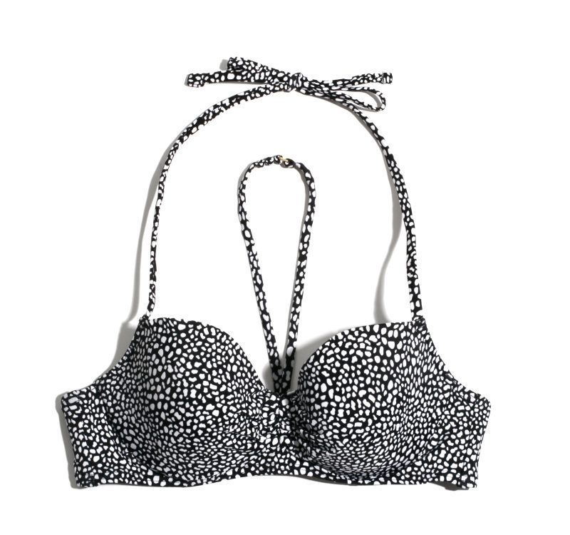 SMART AND SEXY BLACK AND WHITE PRINT CONVERTIBLE BIKINI TOP SA1001 AV 3 1