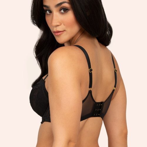 SMART AND SEXY BLACK LACE BALCONETTE BRA SA1514 AV2