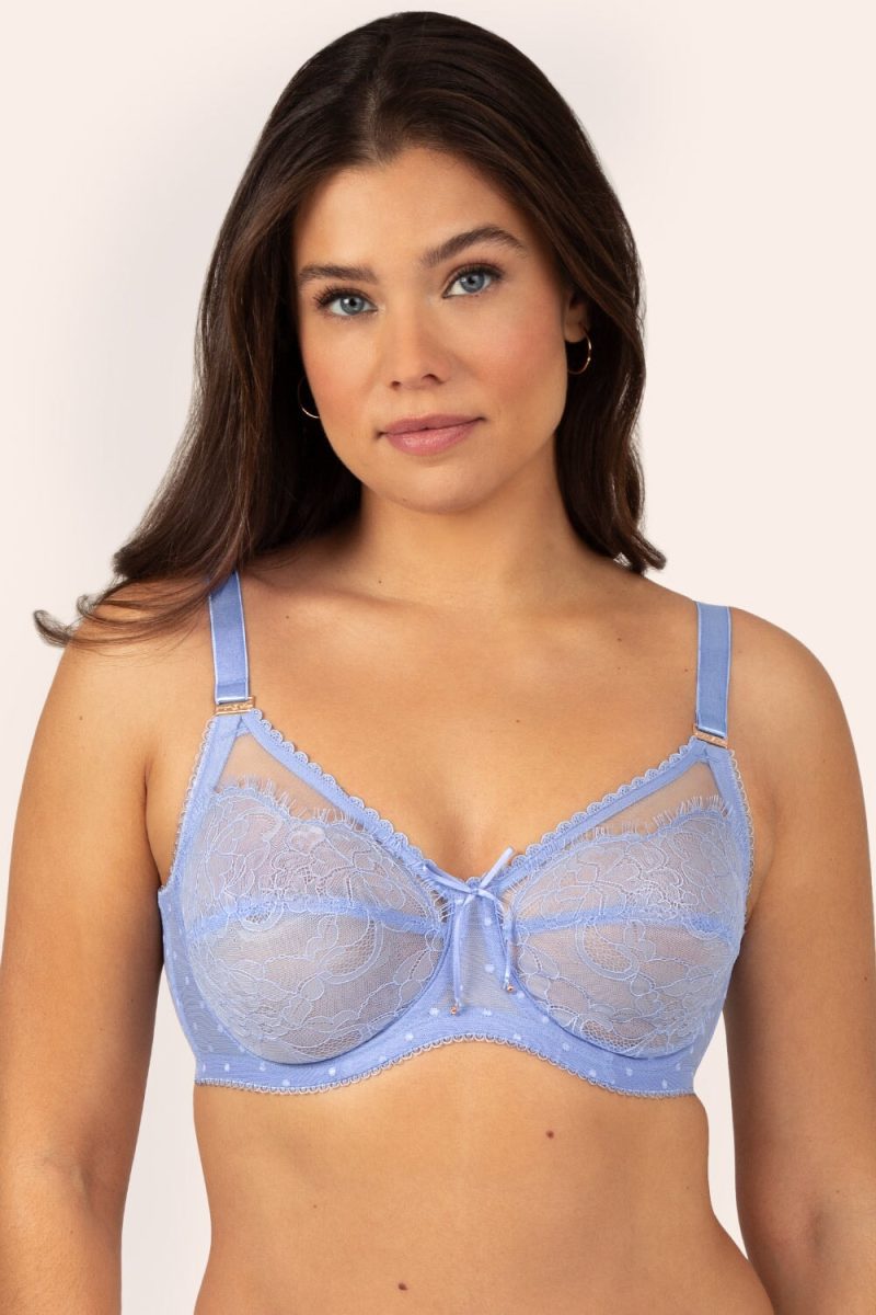 SMART AND SEXY BLUE UNLINED BRA SA1017 AV 2