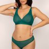 Sheer Mesh Plunge Bralette | Emerald Bra SAS Emerald S