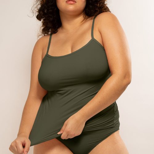 SMART AND SEXY GREEN STRETCH CAMI TANK TOP SA1433 AV 3 1