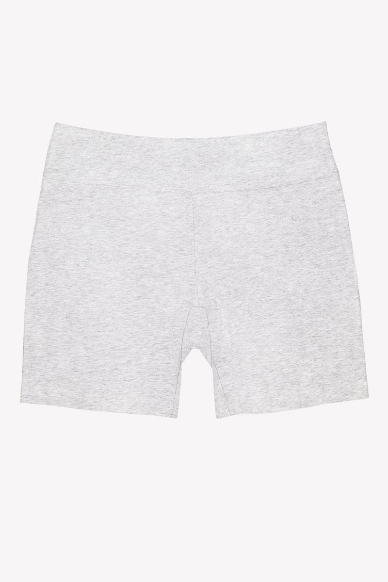 SMART AND SEXY GREY COTTON BIKER SHORTS SA1416 AV 1 1