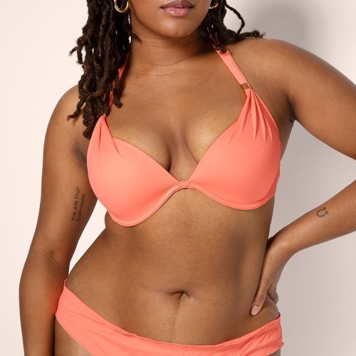 SMART AND SEXY PEACH BIKINI BOTTOM PEACH LUSTER SA1008 AV 1