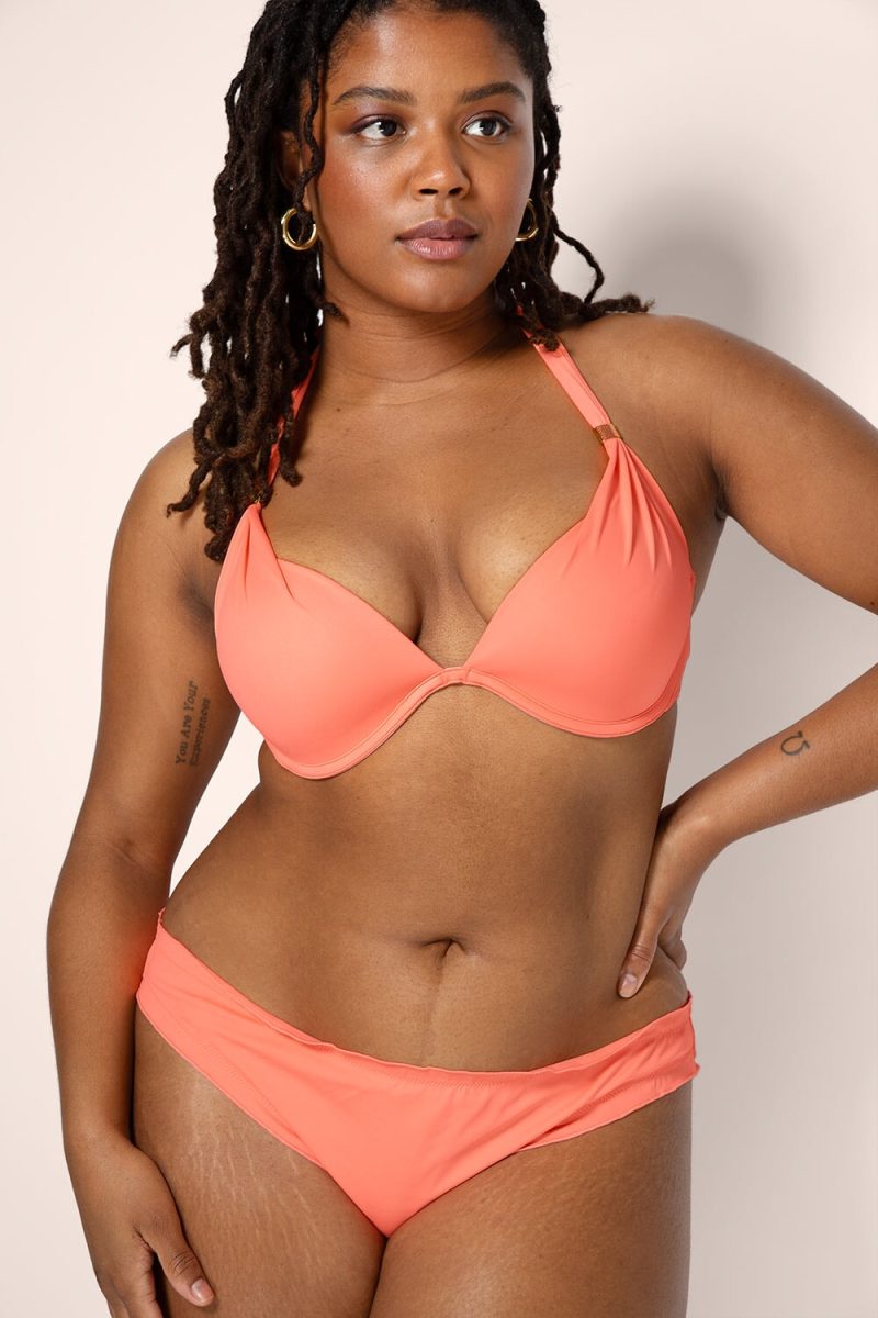 SMART AND SEXY PEACH BIKINI BOTTOM PEACH LUSTER SA1008 AV 1