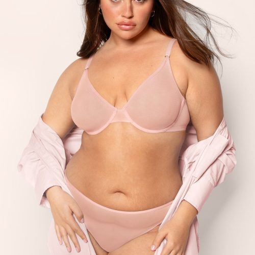 SMART AND SEXY PINK BLUSHING UNDERWIRE BRA SA1388 AV 5