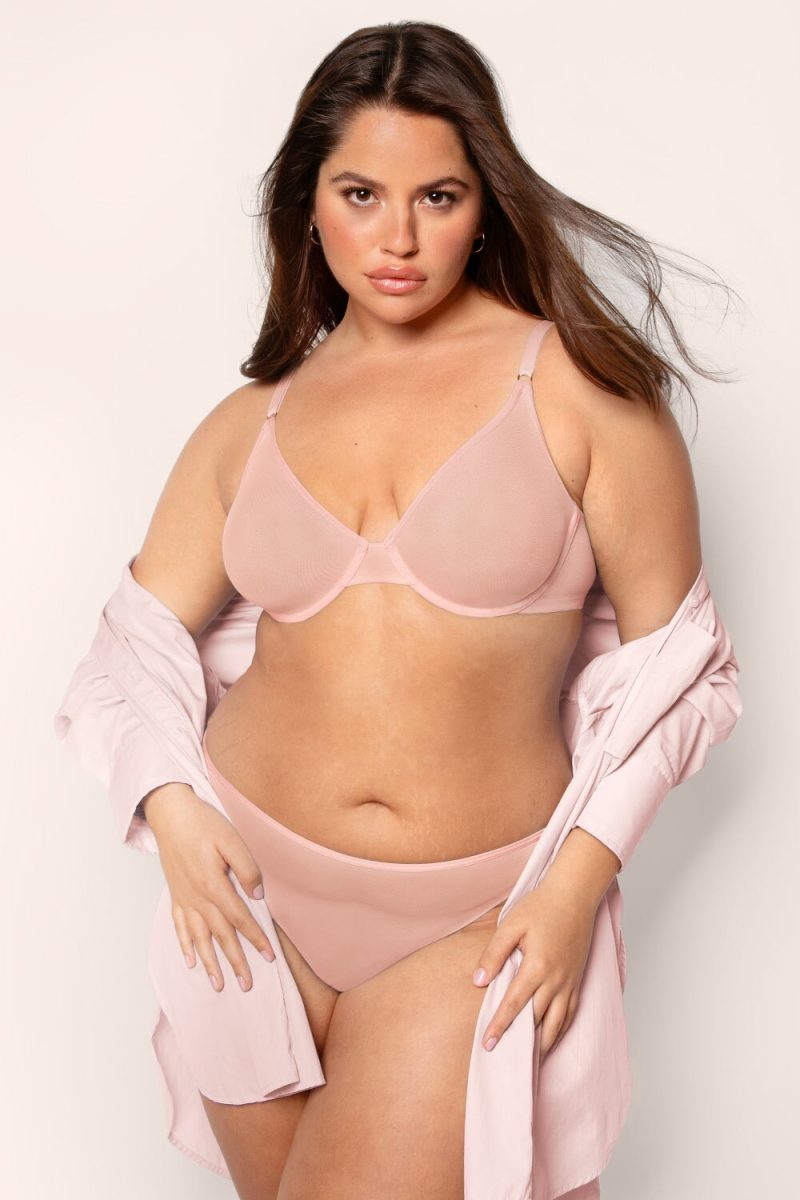 SMART AND SEXY PINK BLUSHING UNDERWIRE BRA SA1388 AV 5