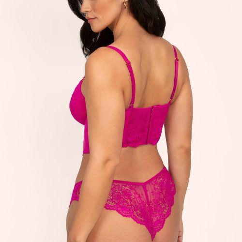 SMART AND SEXY PINK LACE CORSET SA1515 AV1