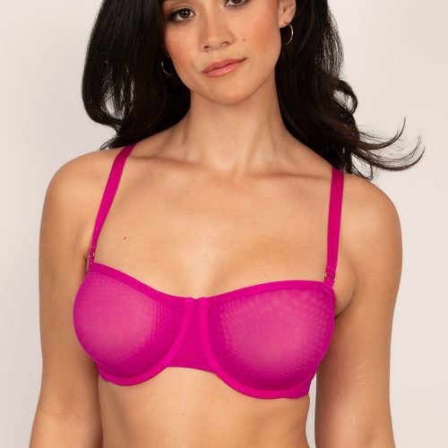 Adore Unlined Mesh Balconette Bra | Berry Bra SAS Berry 34A 