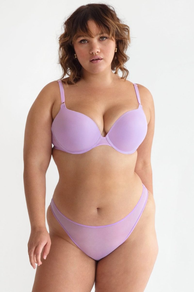 SMART AND SEXY PURPLE ADD 2 CUP SIZES PUSH UP BRA SA276 AV 3