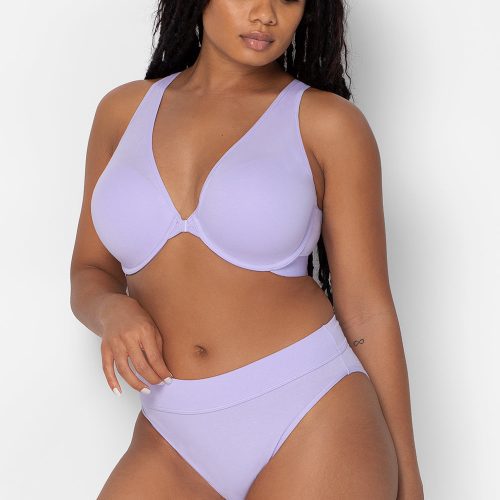 SMART AND SEXY PURPLE FRONT CLOSE BRA SA1411 AV 3 1