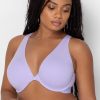 Comfort Cotton Front & Back Close Racerback Bra | Lilac Iris Cotton BRA SAS Lilac Iris Cotton 36C