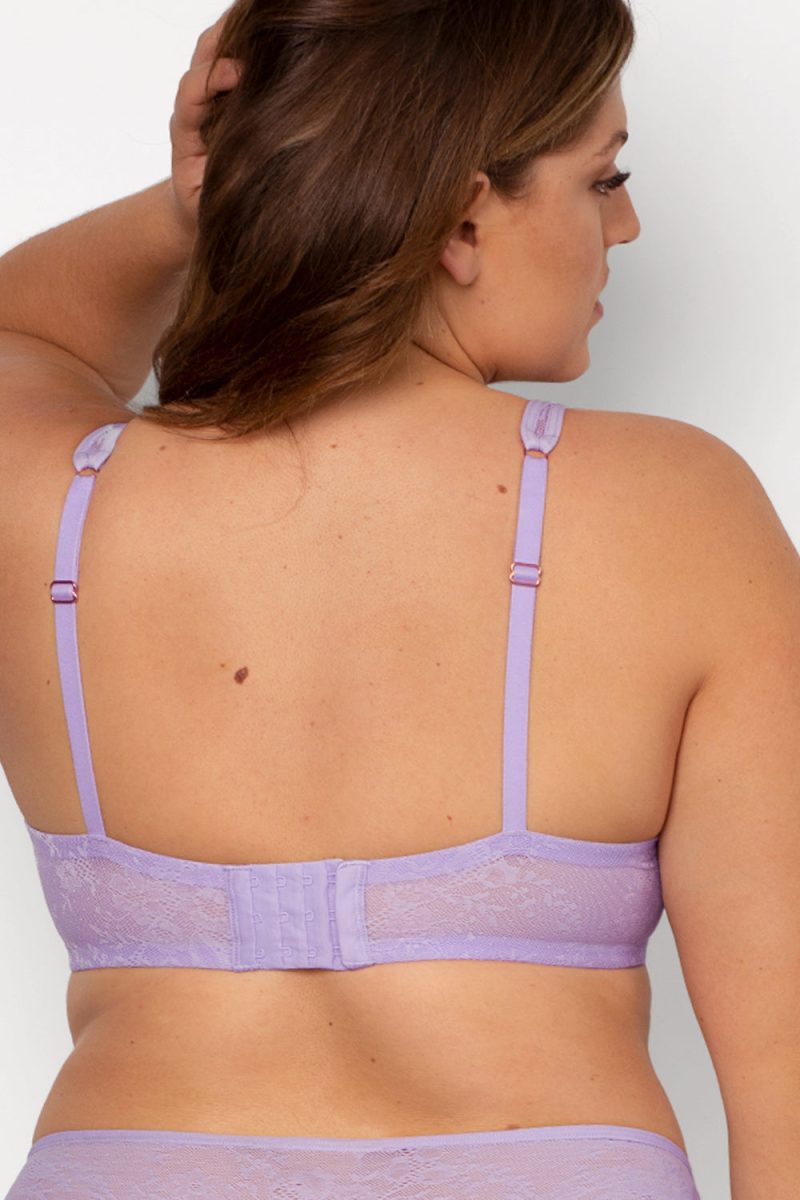 SMART AND SEXY PURPLE LACE UNLINED BRA SA1389L AV AV 1 1