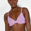 Sheer Mesh Demi Underwire Bra | Stellar Orchid BRA SAS Stellar Orchid 34DD