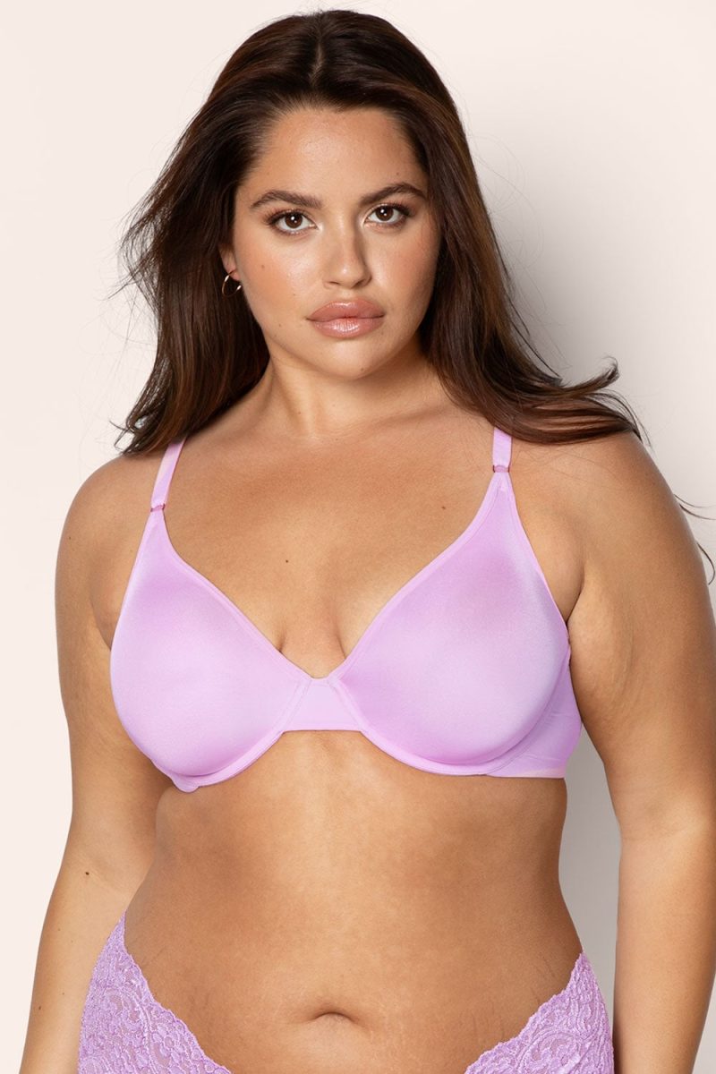 Silky Smooth Demi Unlined Underwire Bra | Stellar Orchid BRA SAS Stellar Orchid 32D