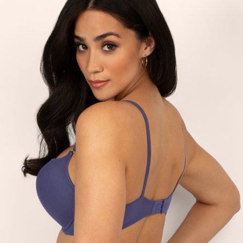 SMART AND SEXY SA276 BLUE PUSHUP BRA AV 2