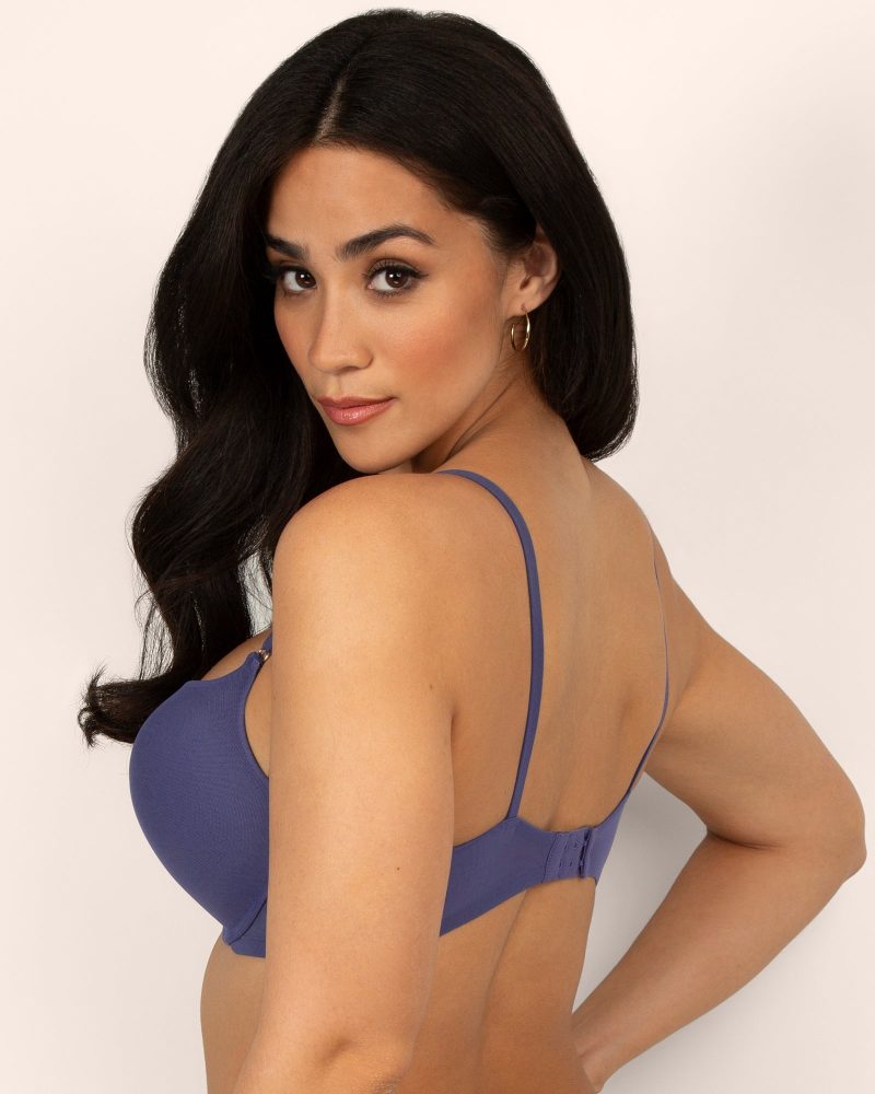 SMART AND SEXY SA276 BLUE PUSHUP BRA AV 2