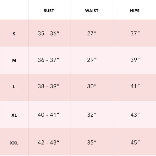 Size Chart TankShortsSet b2510519 65e2 41f5 81ec b5edf6b57108